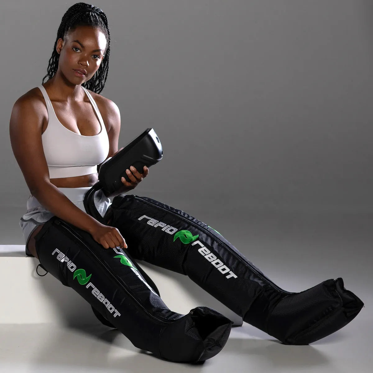 Women using Rapid Reboot REGEN Boots