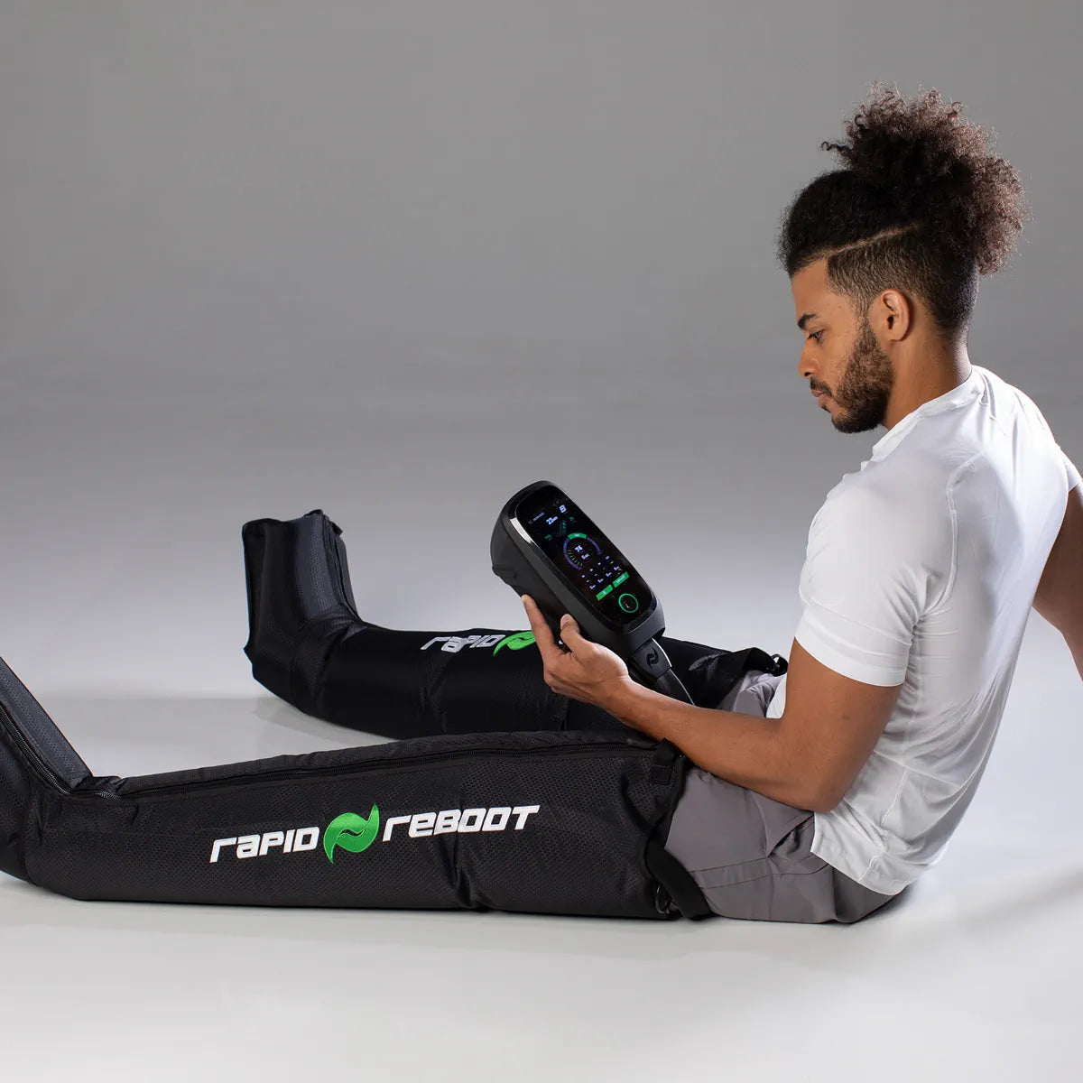 Man Using Rapid Reboot REGEN Boots
